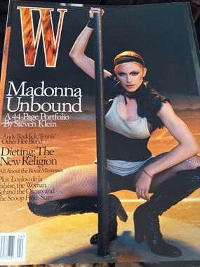 W Magazine Madonna Unbound by Steven Klein April 2003 - reinvention tour